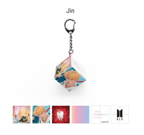 BTS Mini Cube Keyring (YOURSELF 結 ‘Answer’)