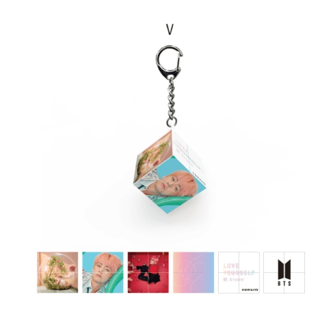 BTS Mini Cube Keyring (YOURSELF 結 ‘Answer’)