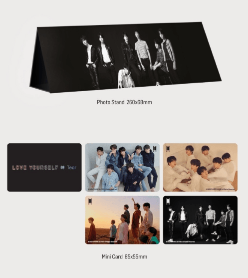 BTS Mini Cube Keyring Set