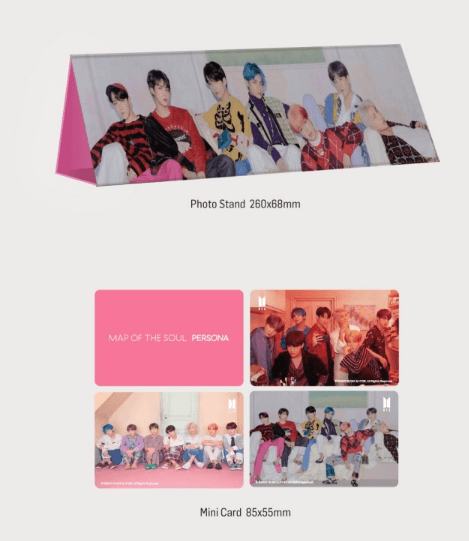 BTS Mini Cube Keyring Set