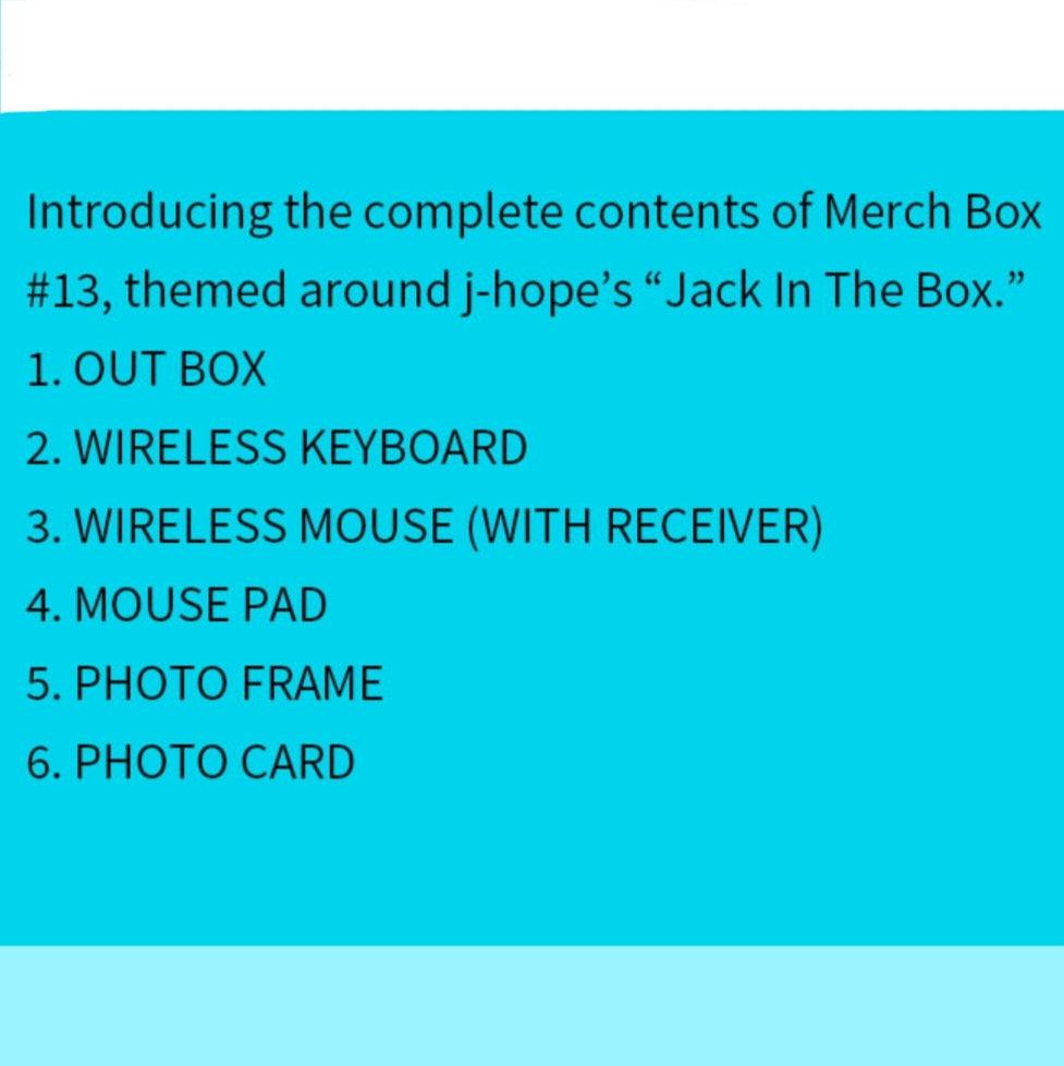 BTS Army Merch Box #13 Pre Order