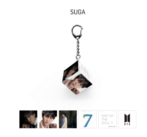 BTS Mini Cube Keyring (MAP OF THE SOUL 7)
