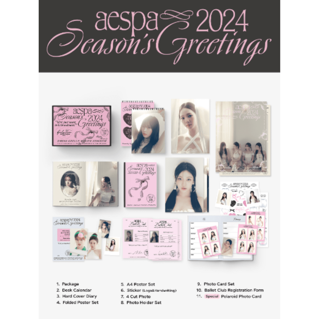 SM Season Greetings 2024 (Weverse Shop Preorder Benefits)