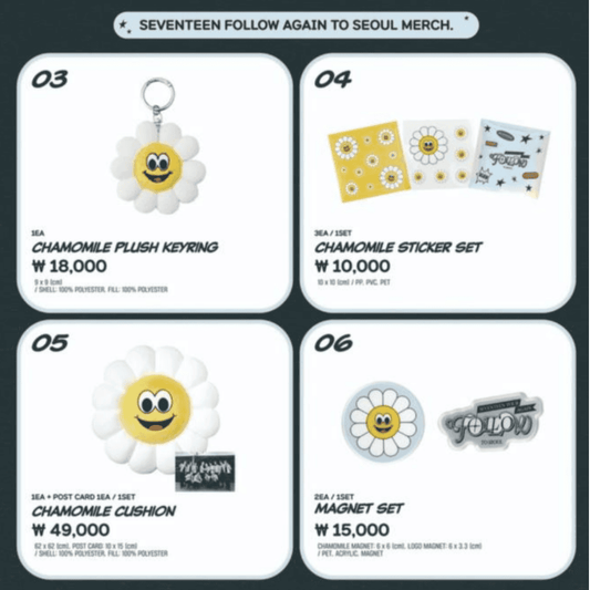 Seventeen Follow Again Concert Merch (Seoul) Pre Order