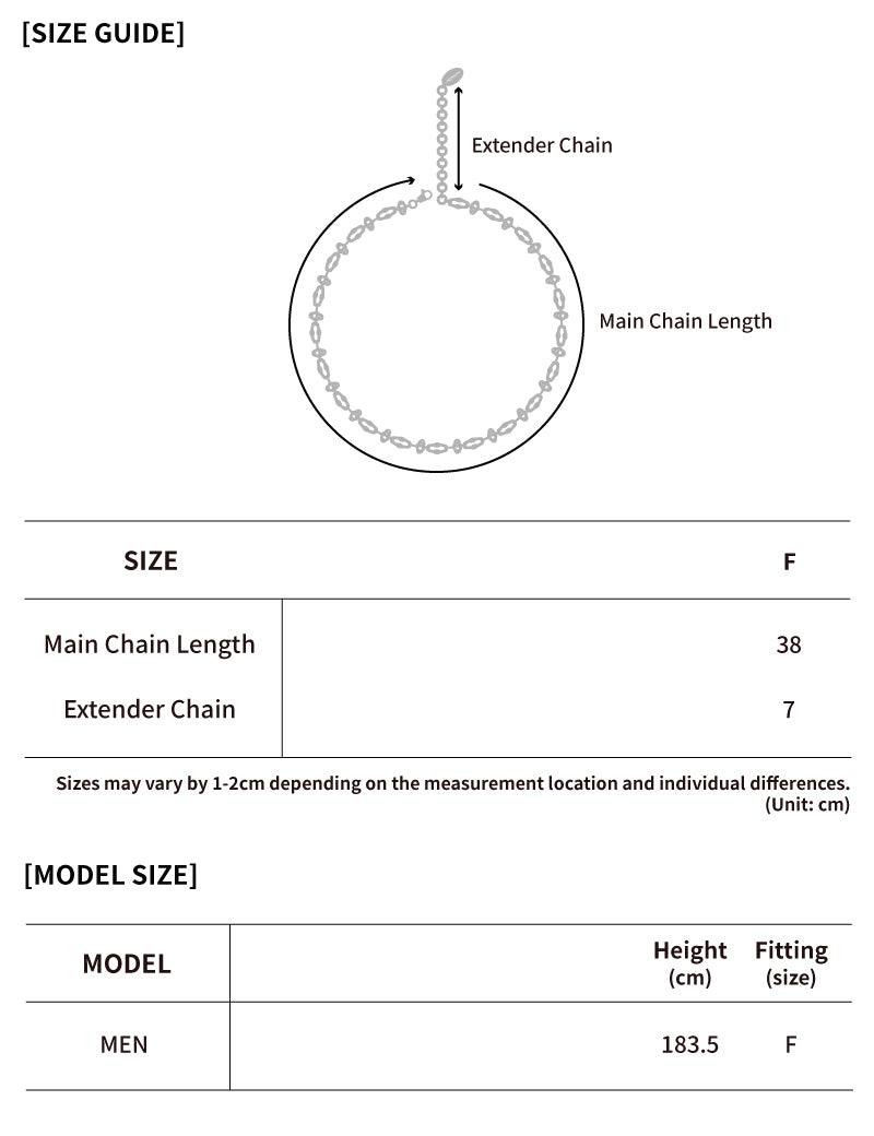 Casting necklace - SILVER