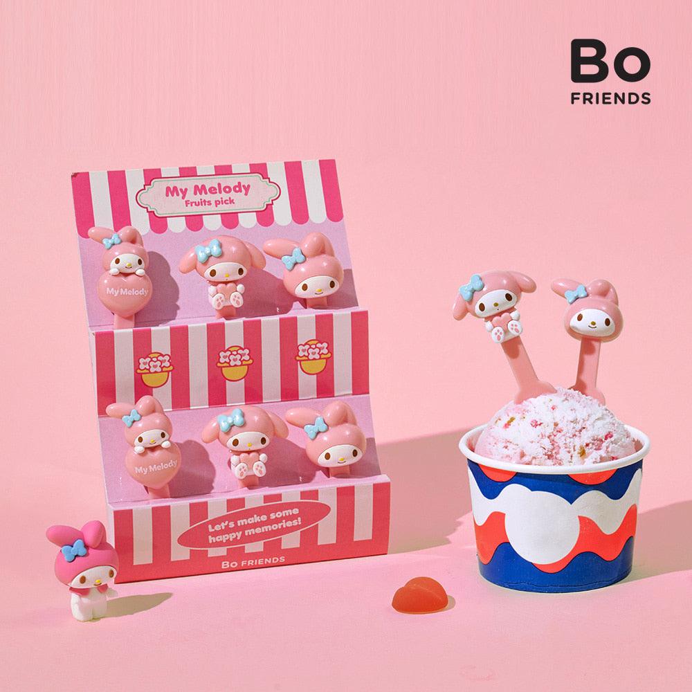 Sanrio Characters Lunch Box Dessert Fork Picks 6pcs