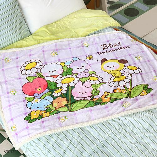 BT21 minini FLOWER blanket