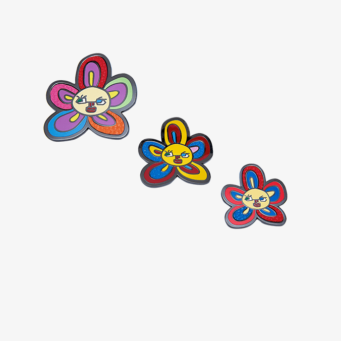 Artist-made Collection V- Brooch Set (Flower Buddeis)
