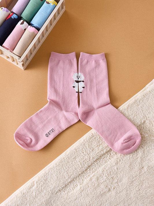 BT21 COLOR SOCKS DAILY BASIC