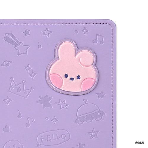 BT21 Minini Leather Patch Passport Cover L size