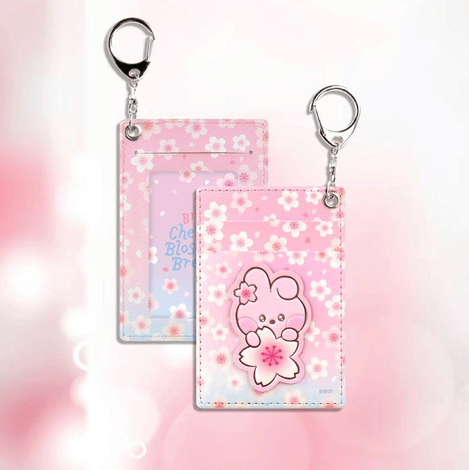 BT21 Cherry blossom minini card holder