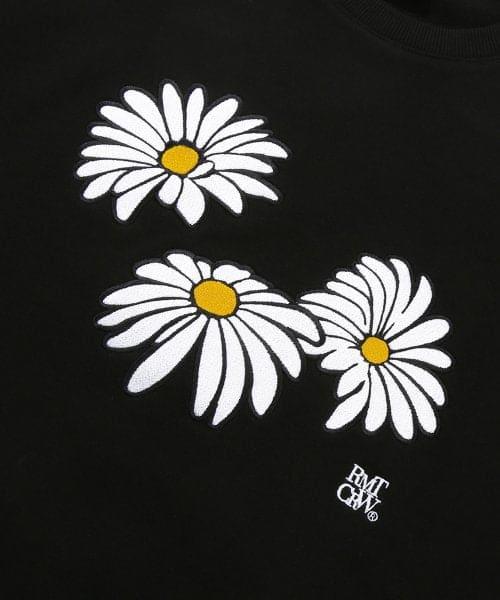 Zerobaseone 系列 TRIPLE DAISY CREWNECK_BLACK + 1 张随机照片卡