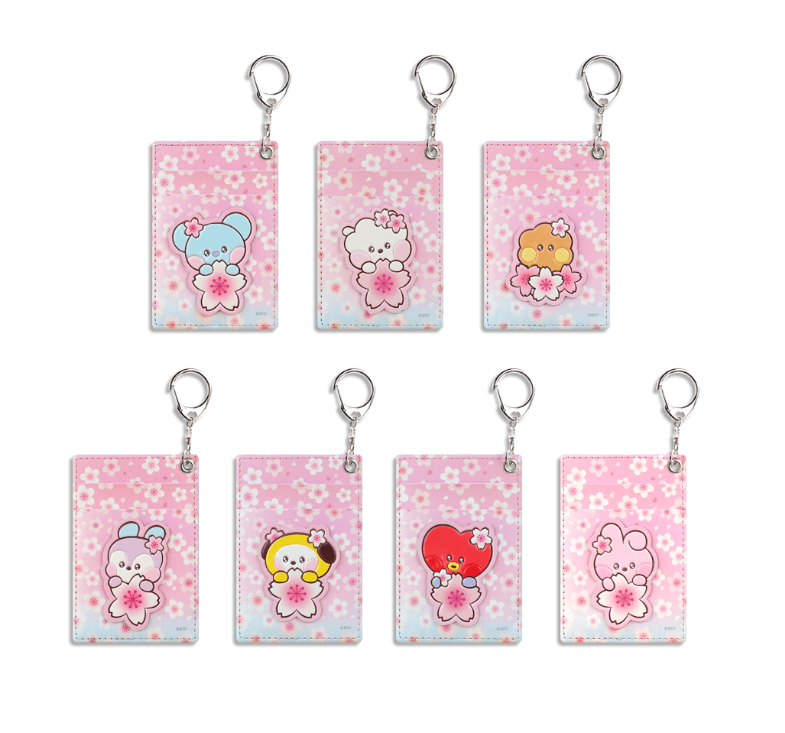 BT21 Cherry blossom minini card holder