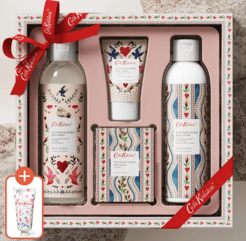 Cath Kidston Wild Rose & Quince Indulgent set