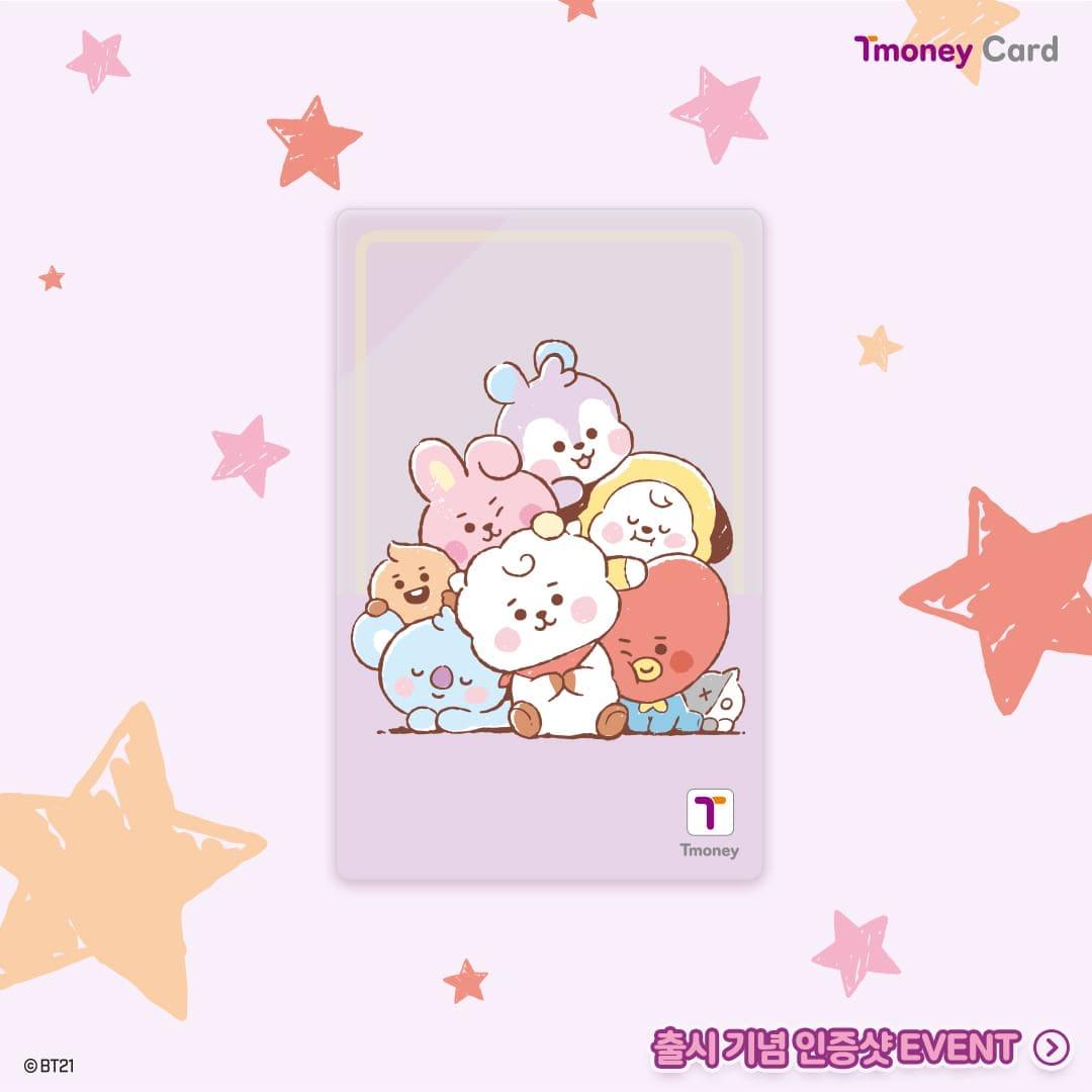 BT21 Korea Transportation T-money Card