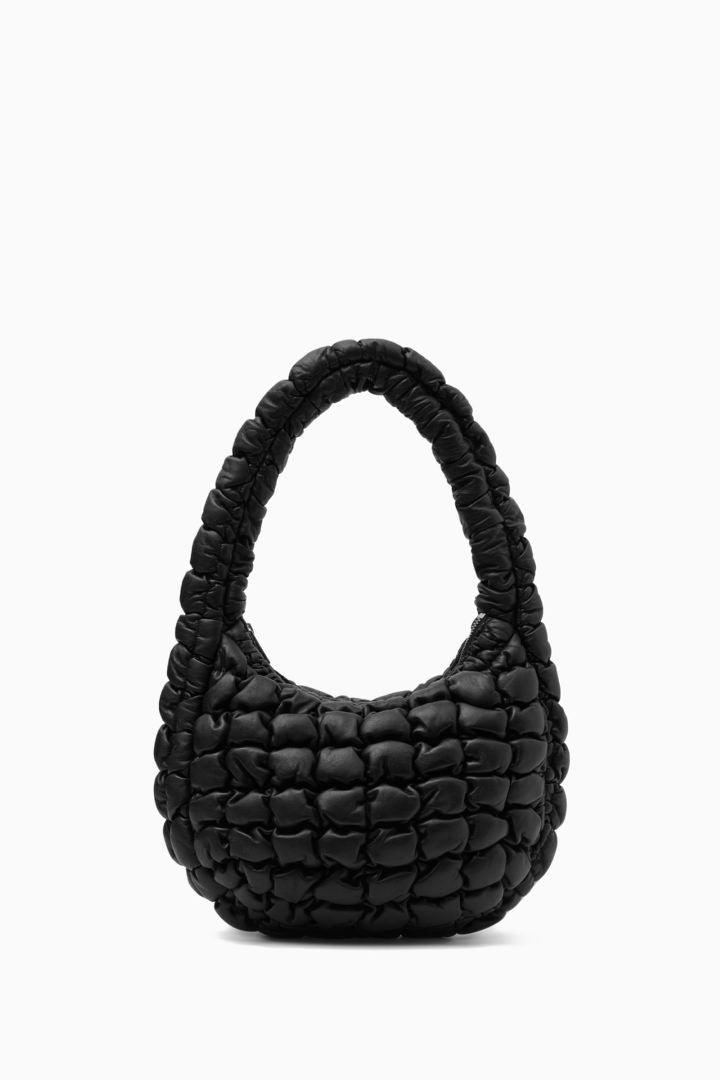 Quilted Mini COS Bag - Leather
