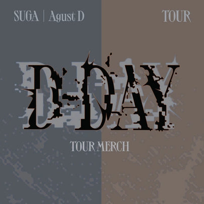 BTS 2nd SUGA Agust D TOUR 'D-DAY' Second Official Merch Bag  Earring Cap Sleeve