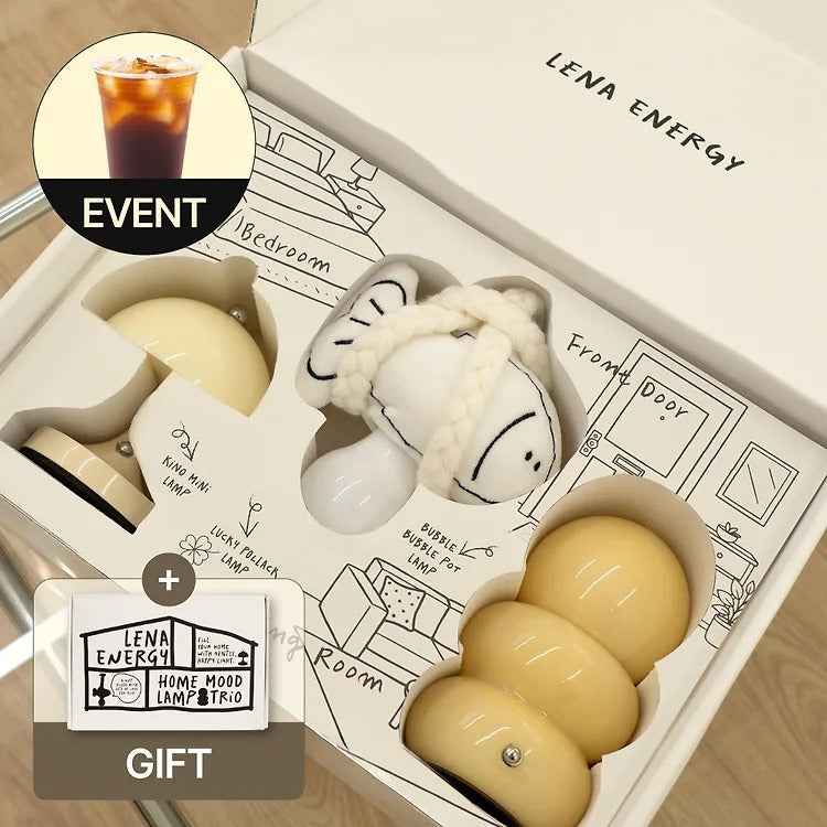 Lena Energy Home Mood Lamp Trio 3-Piece Set