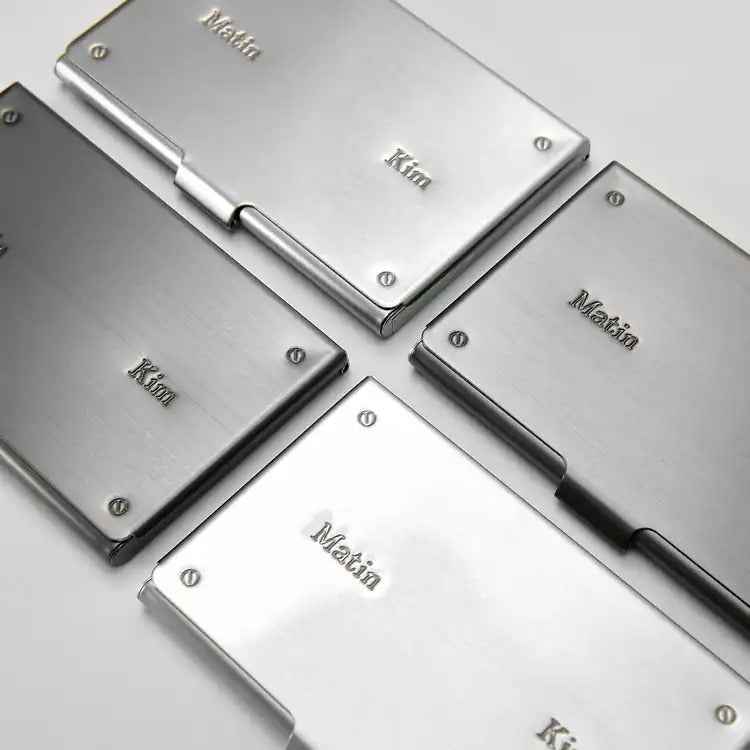 Matin Kim Signature Metal Business Card Holder