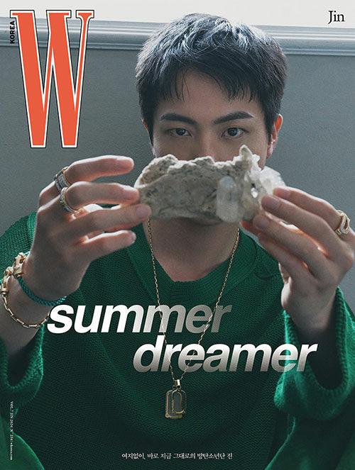 BTS Jin W Korea July Cover