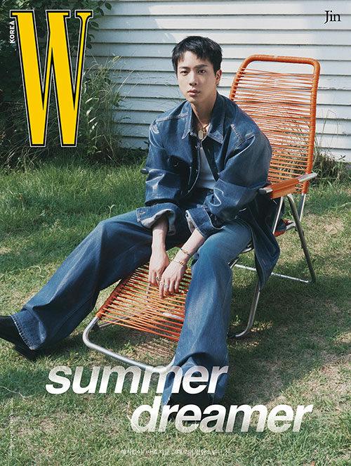 BTS Jin W Korea July Cover