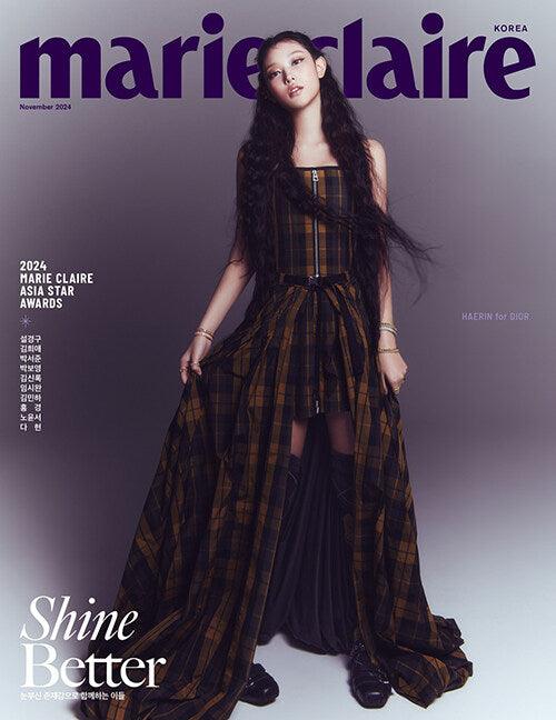 HAERIN MARIE CLAIRE 2024 NOVEMBER EDITION MAGAZINE
