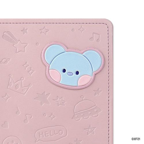 BT21 Minini Leather Patch Passport Cover L size