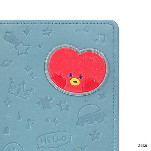 BT21 Minini Leather Patch Passport Cover L size