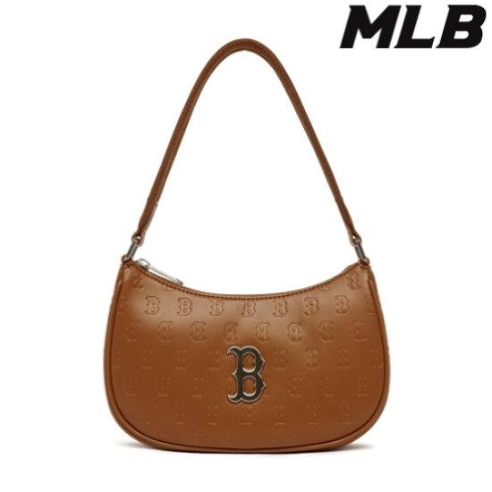 MLB 花押字压花半月形包