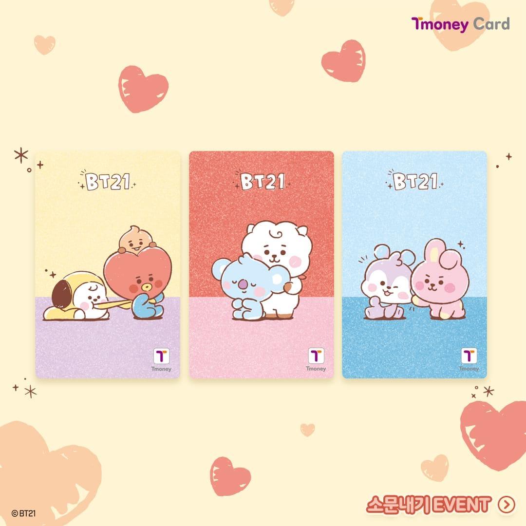 BT21 Korea Transportation T-money Card