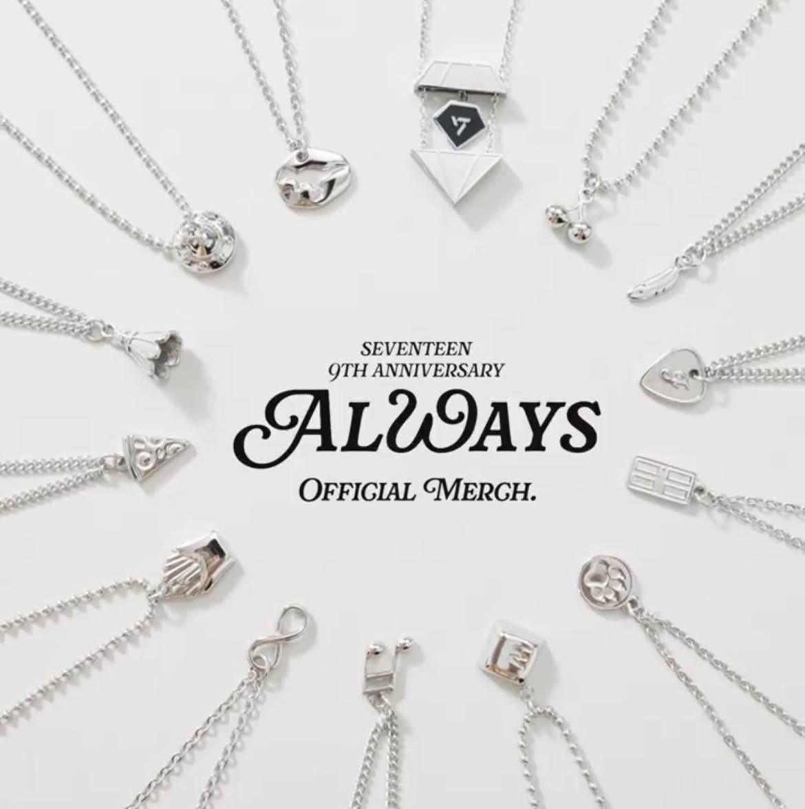 Seventeen 9th Anniversary Always Necklace | Kgifts.shop