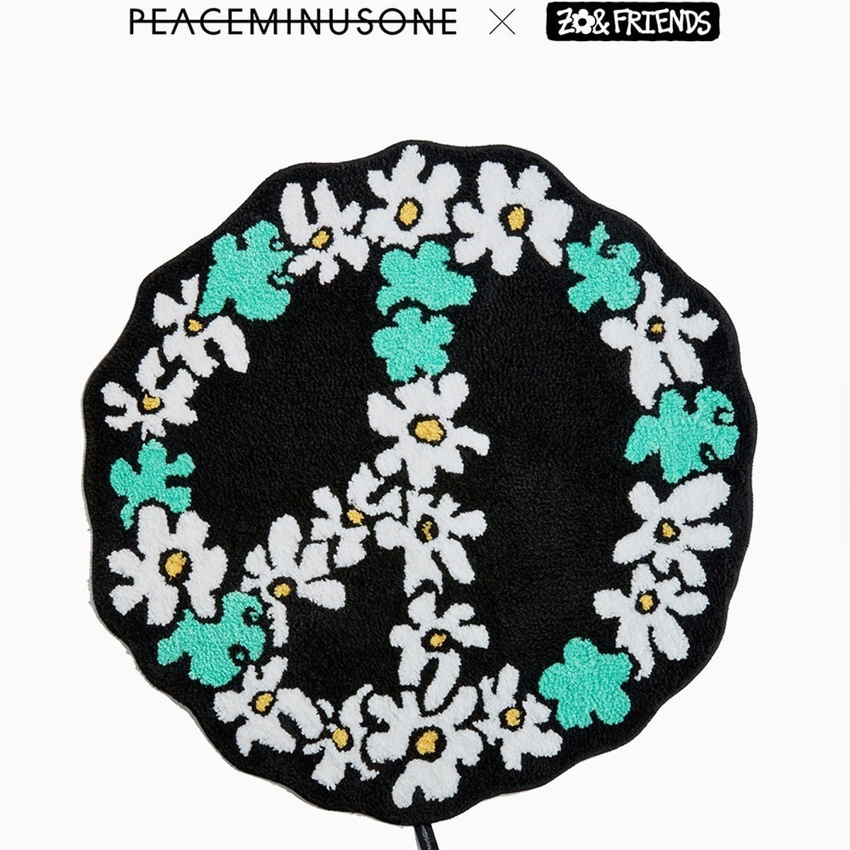 PEACEMINUSONE x ZO&FRIENDS Rug product image on white background