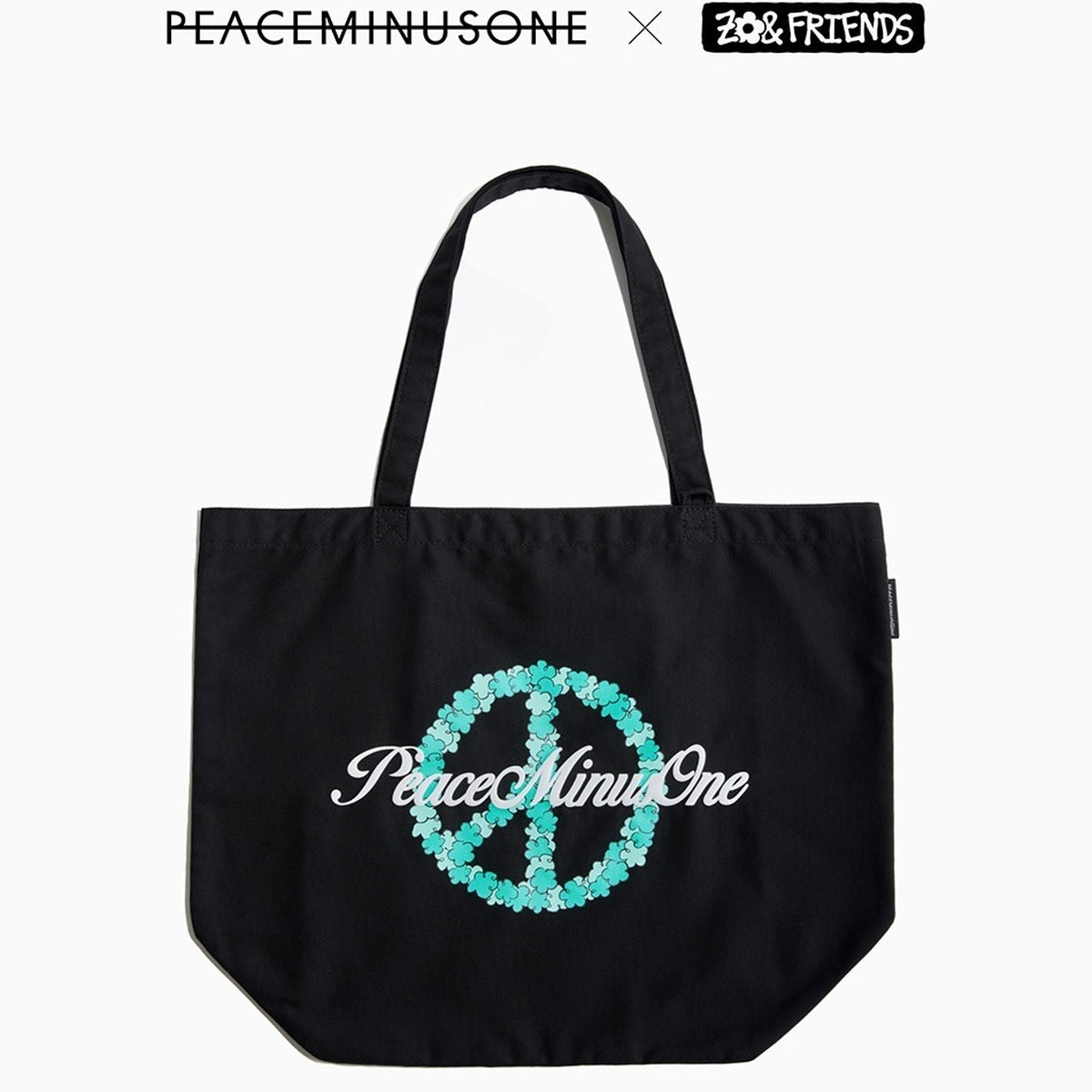PEACEMINUSONE x ZO&FRIENDS Tote Bag product image on white background