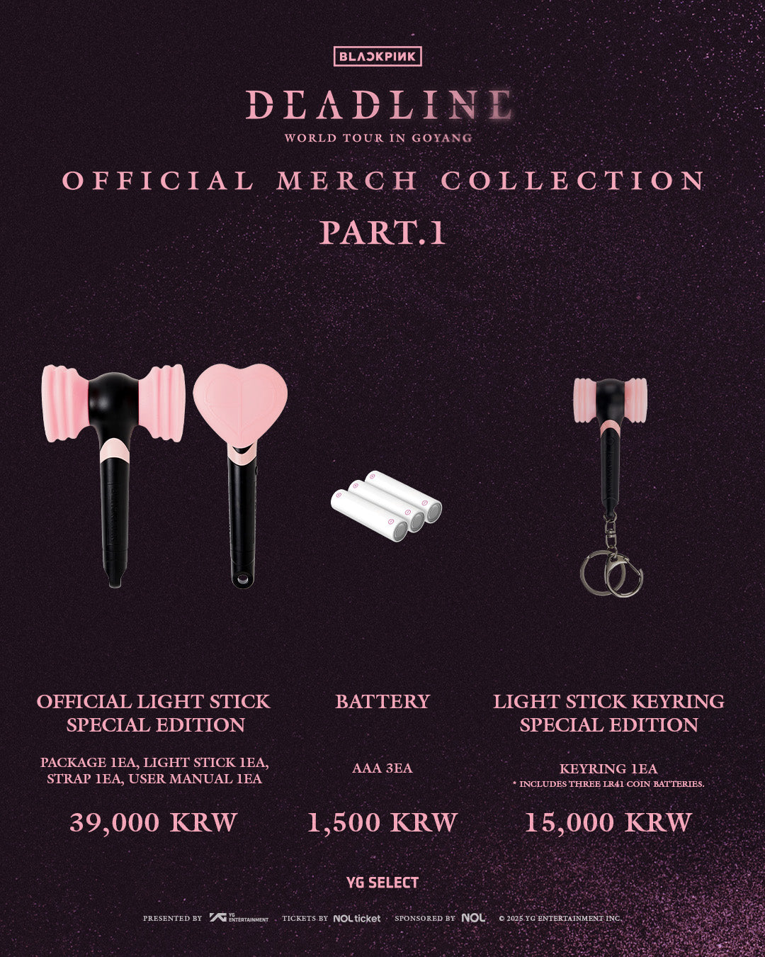 BLACKPINK World Tour "Deadline" Official Merch Part 1
