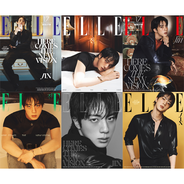 BTS JIN X Elle Korea 2026 July Cover