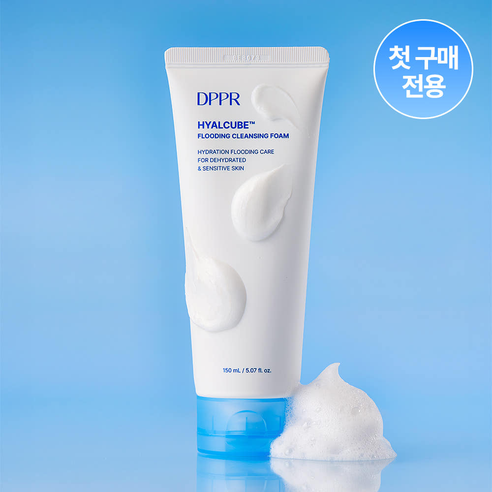 DPPR Hyaluronic Acid Hyal Cube Low-irritation Mildly Alkaline Cleansing Foam 150ml