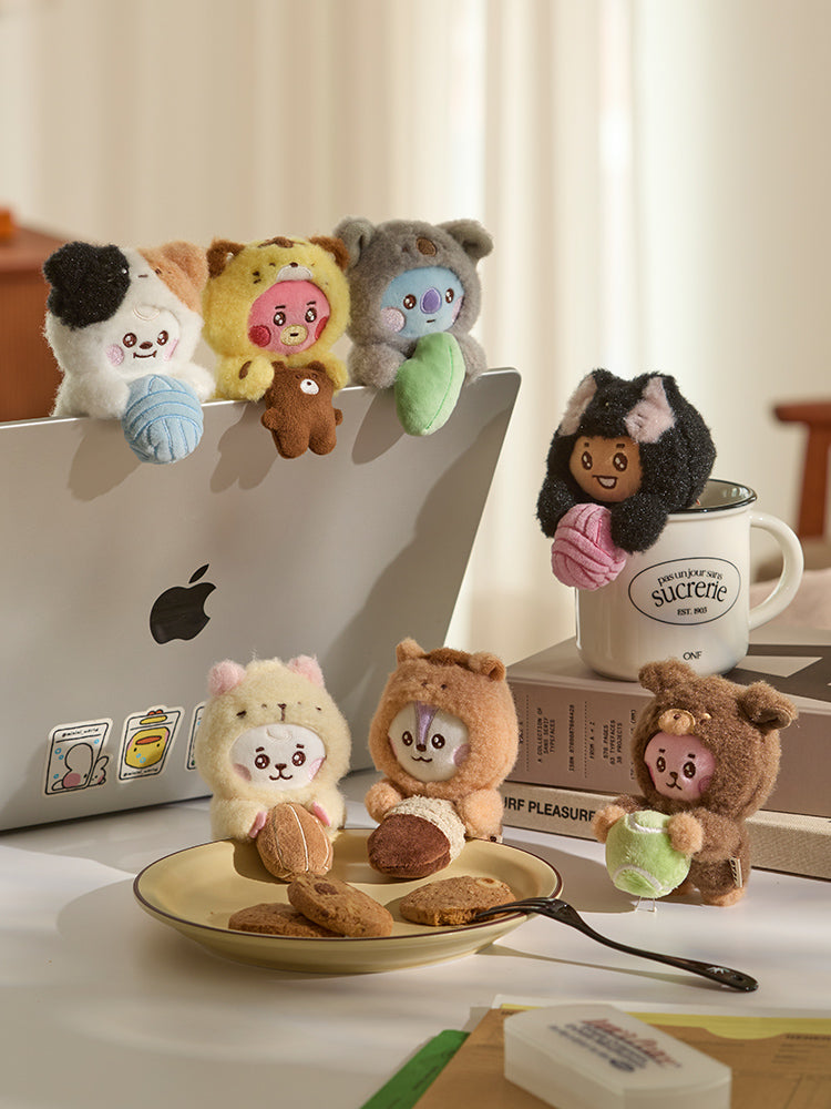 BT21 More Fluffy Small Monitor Doll