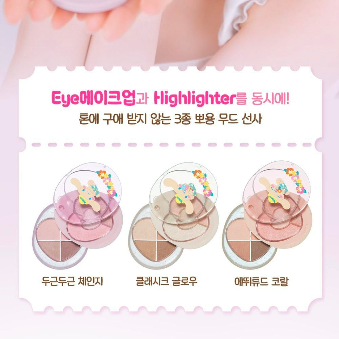 Etude x Tanning Cinnamonroll Collab Bboyong Eye Maker+