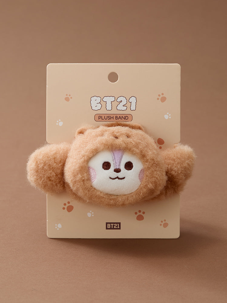 BT21 More Fluffy Face Doll Band