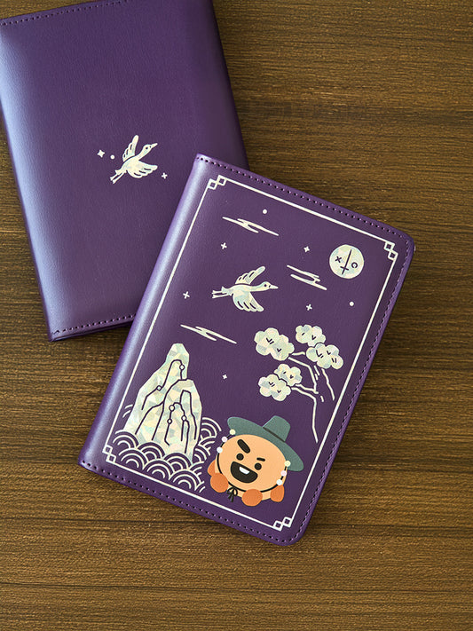BT21 BABY Premium K Edition Mother-of-pearl Graphic Passport Case