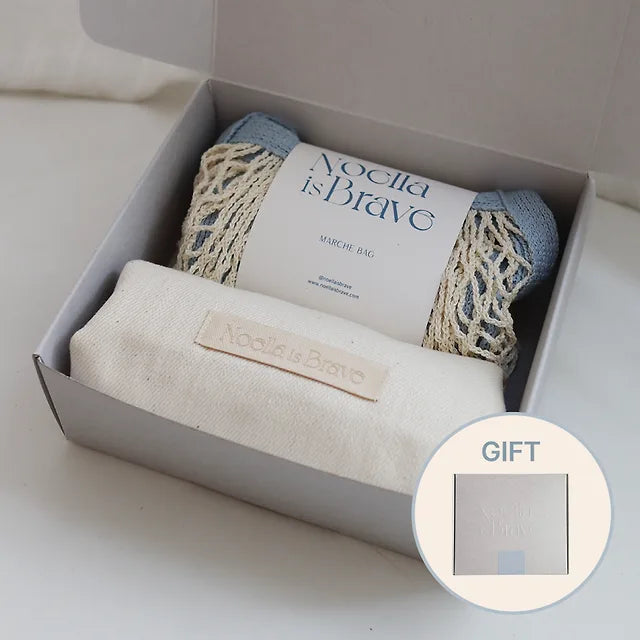 Marche Gift Set (Summer Beach Bag+ Pouch+ Gift box)