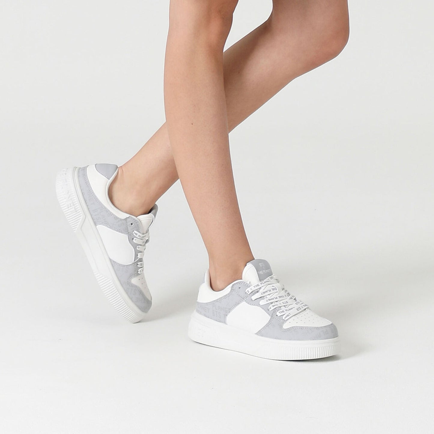 BTS x The Planet Grey Coloration Sneakers