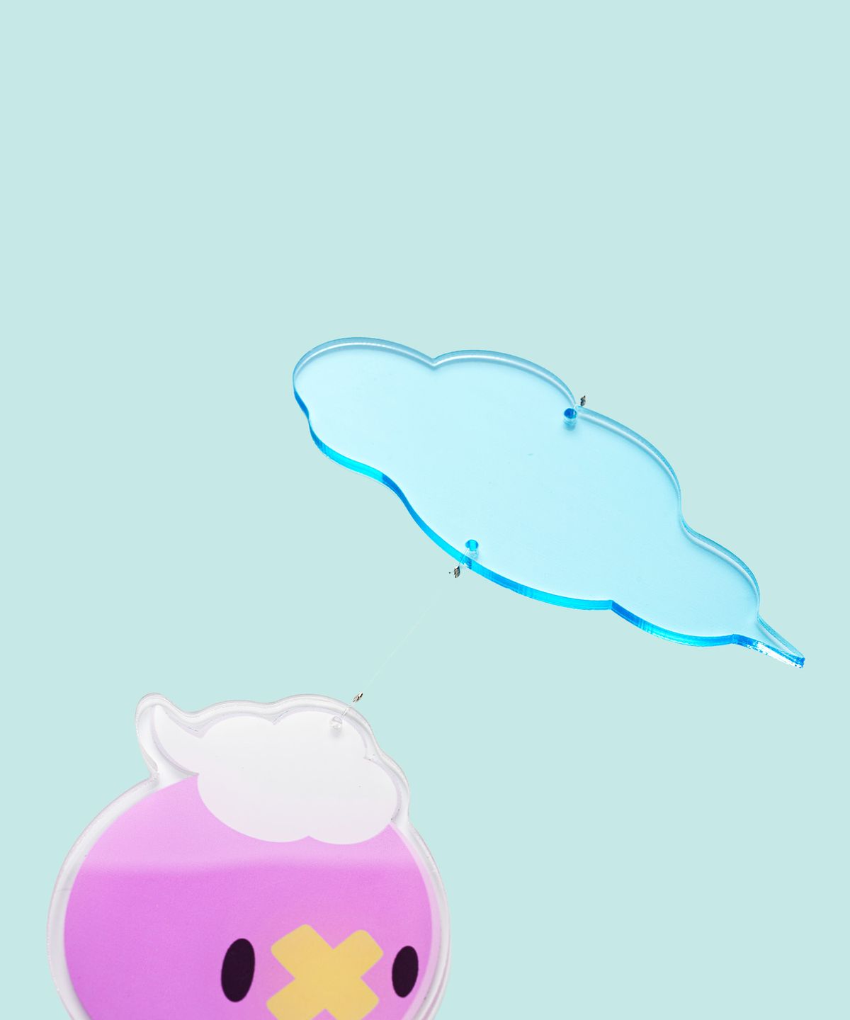 Pokemon Pokopia Wobbly balloon suncatcher mobile