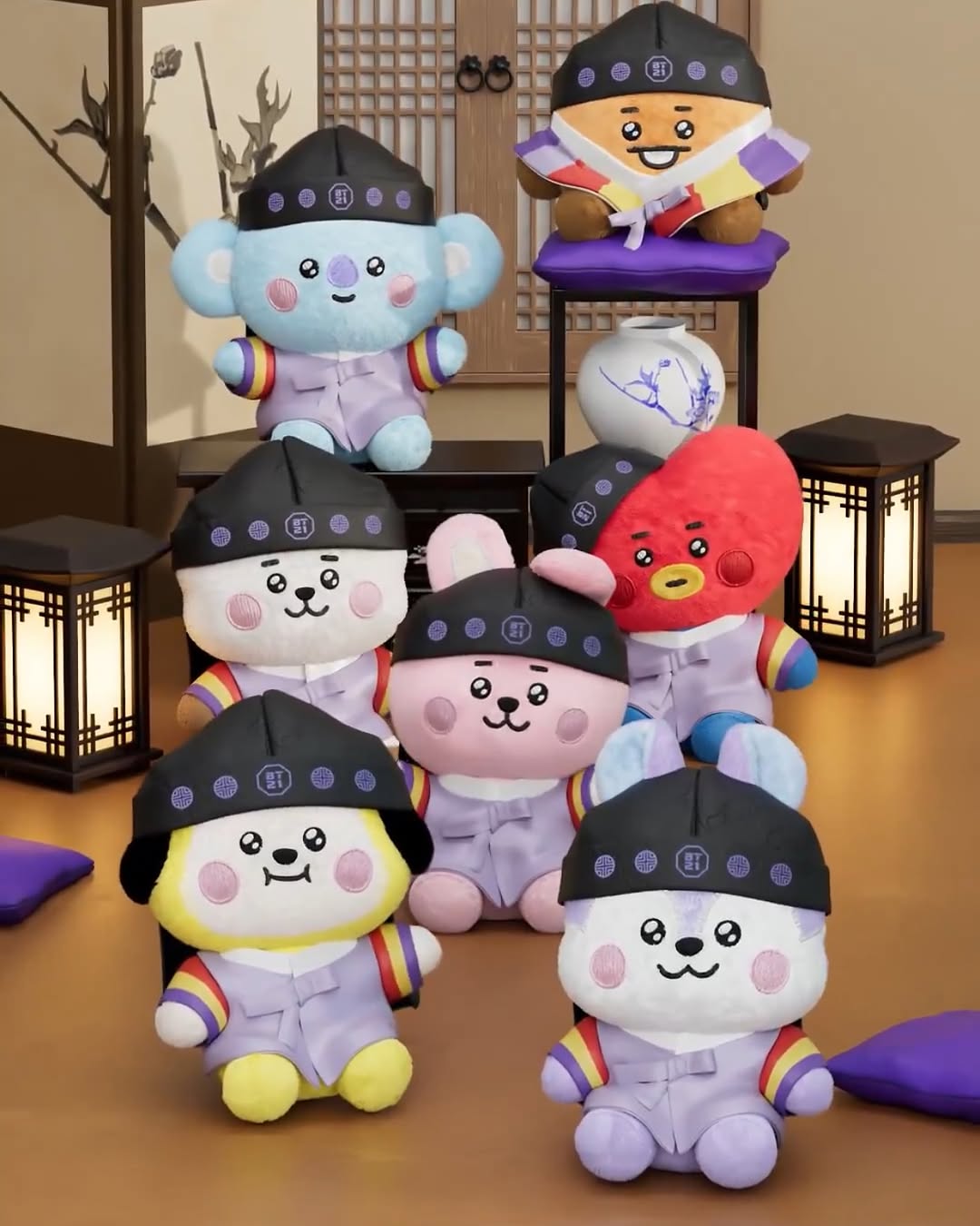 BT21 BABY Premium K Edition Sitting Doll