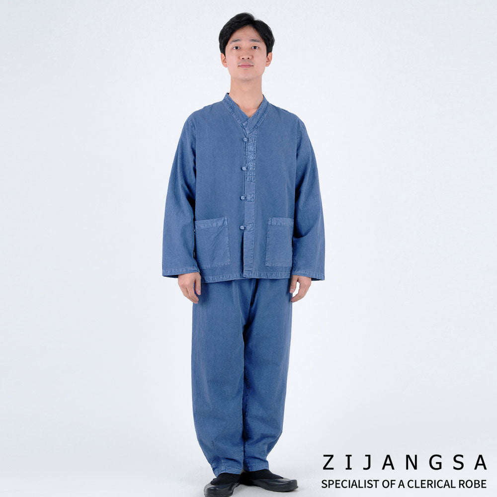 Zijangsa Pre Dyed Embroidered Daily Hanbok Pant