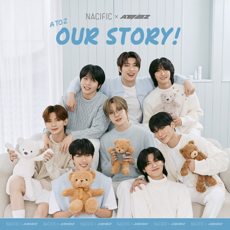 NACIFIC x ATEEZ Milk Cream Special Set + 8 Selfie Photocard+4 Cut Photo