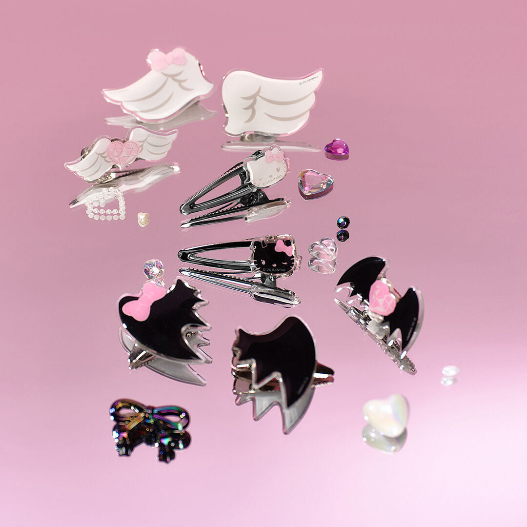 Fillimilli x Hello Kitty Angel & Devil Makeup Hair Pin 4P