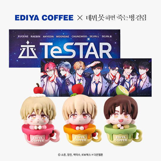 EDIYA X TeSTAR Figure & Slogan Set