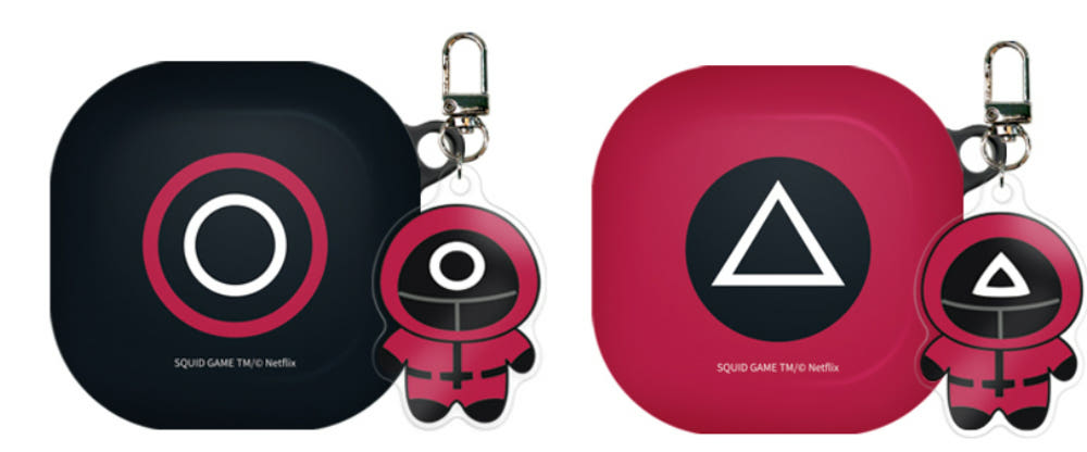 Galaxy Buds Live Pro Buds 2 Squid Game Keyring Case