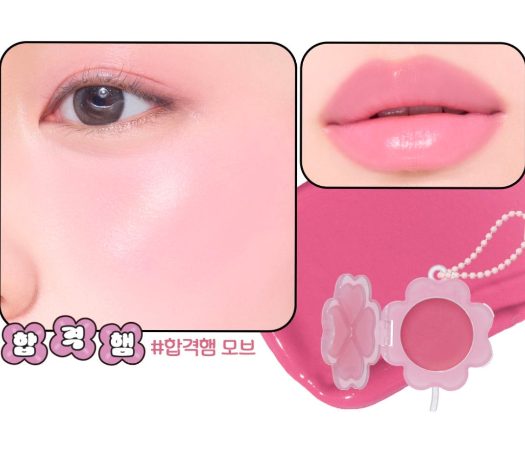 Etude Lucky Lip Charm Cheek 2 pcs (+free keyring)